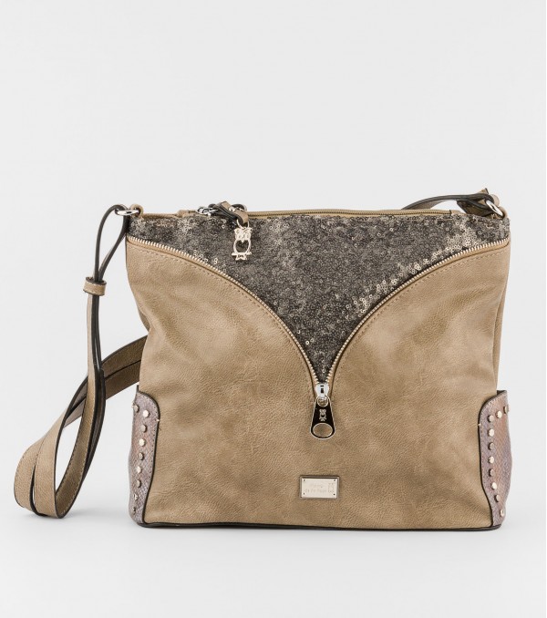 Bolso/bandolera 4357 Taupe.