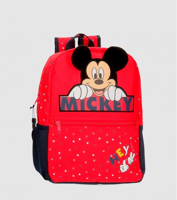Mochila Escolar Disney Rojo