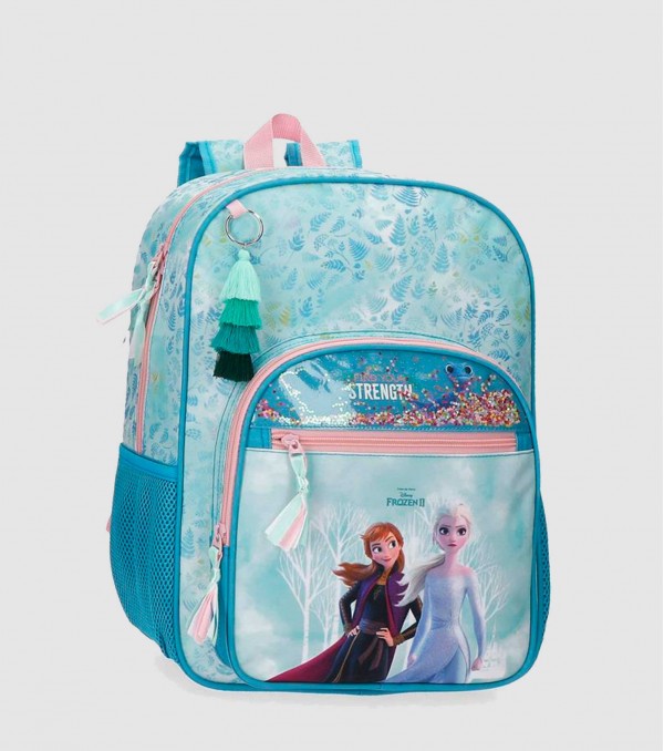 Mochila Escolar Disney Azul 