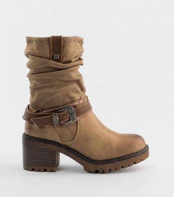 Botín Mustang 58714 Taupe.